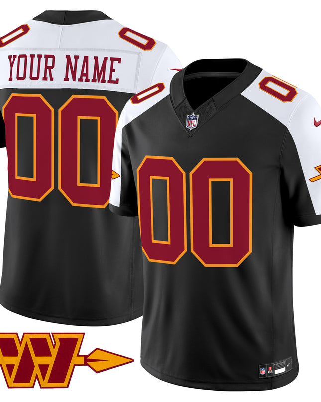 Washington Commanders Throwback Vapor Limited Custom Jersey - All Stitched