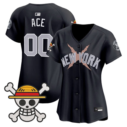 Women's New York Yankees x One Piece Vapor Premier Limited Jersey - Stitched
