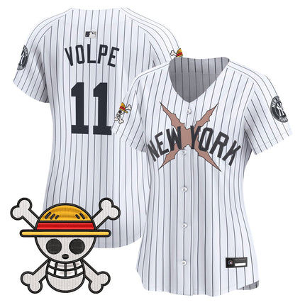 Women's New York Yankees x One Piece Vapor Premier Limited Jersey - Stitched