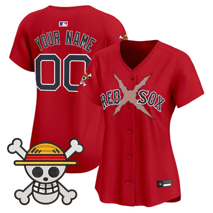 Boston Red Sox x One Piece Vapor Premier Limited Custom Jersey - Stitched
