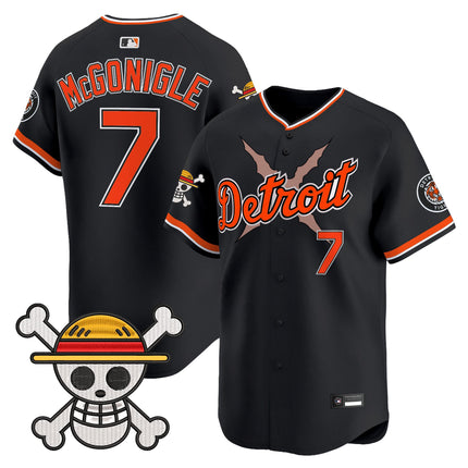 Men's Detroit Tigers x One Piece Vapor Premier Limited Jersey - Stitched