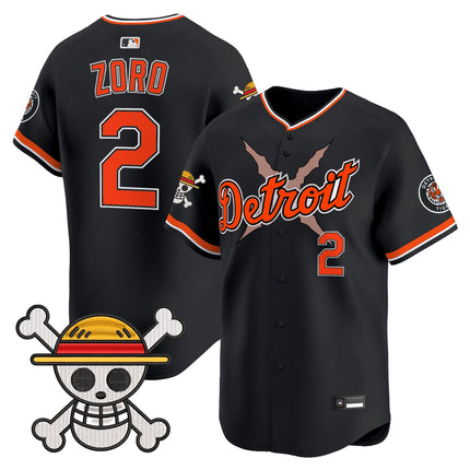Men's Detroit Tigers x One Piece Vapor Premier Limited Jersey - Stitched