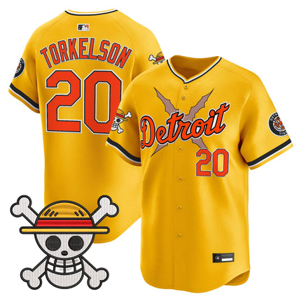 Men's Detroit Tigers x One Piece Vapor Premier Limited Jersey - Stitched