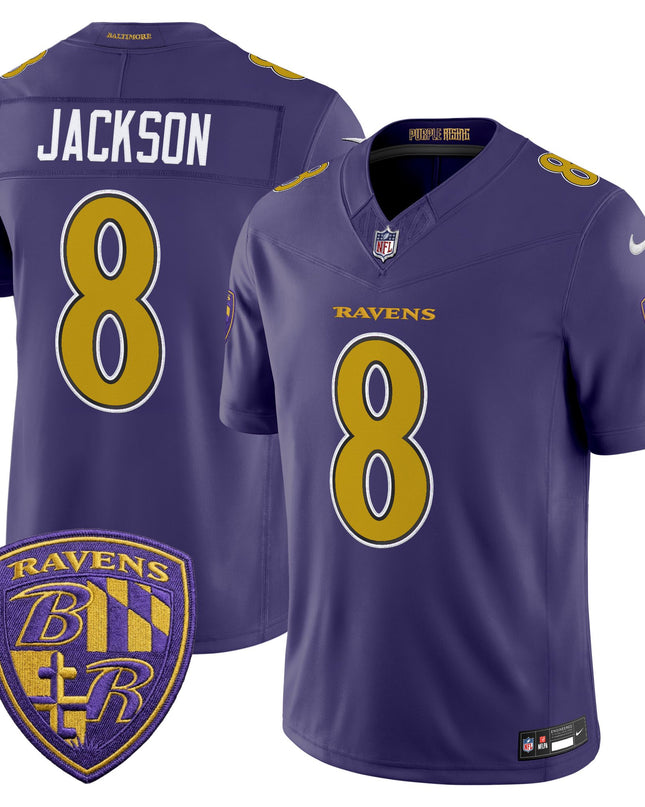 Men's Baltimore Ravens 2026 Vapor Limited Jersey - All Stitched