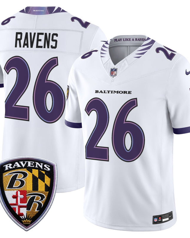 Men's Baltimore Ravens 2026 Vapor Limited Jersey - All Stitched