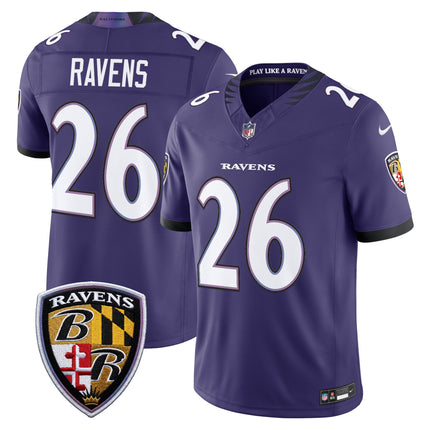 Men's Baltimore Ravens 2026 Vapor Limited Jersey - All Stitched