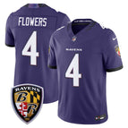 Purple / Zay Flowers / S