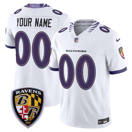 Baltimore Ravens 2026 Vapor Limited Custom Jersey - All Stitched