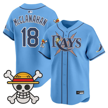 Men's Tampa Bay Rays x One Piece Vapor Premier Limited Jersey - Stitched