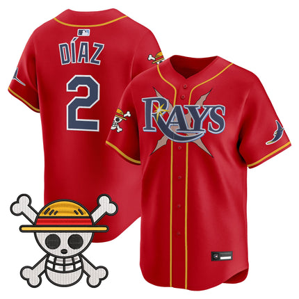 Men's Tampa Bay Rays x One Piece Vapor Premier Limited Jersey - Stitched