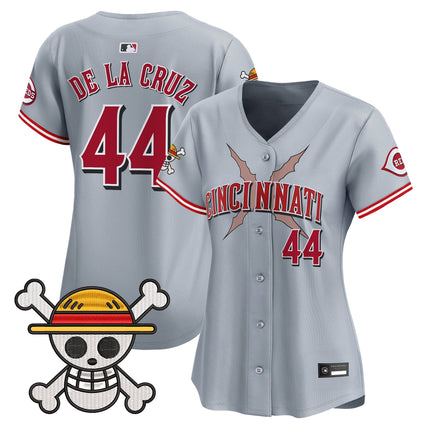 Women's Cincinnati Reds x One Piece Vapor Premier Limited Jersey - Stitched