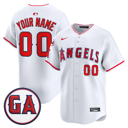 Los Angeles Angels 'Garret Anderson Tribute Patch' Vapor Premier Limited Custom Jersey - All Stitched