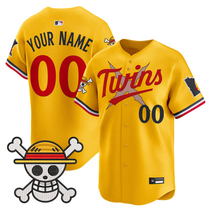 Minnesota Twins x One Piece Vapor Premier Limited Custom Jersey - Stitched