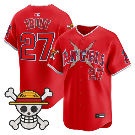 Men's Los Angeles Angels x One Piece Vapor Premier Limited Jersey - Stitched