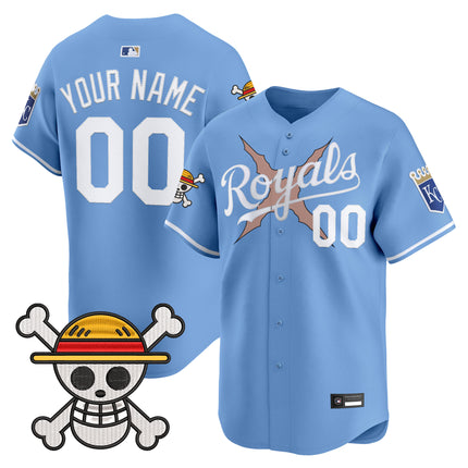 Kansas City Royals x One Piece Vapor Premier Limited Custom Jersey - Stitched