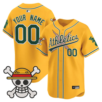 Athletics x One Piece Vapor Premier Limited Custom Jersey - Stitched