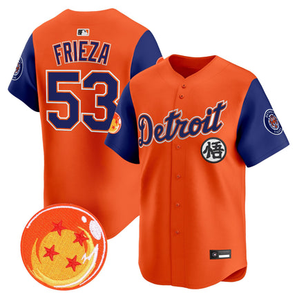 Men's Detroit Tigers x Dragon Ball Vapor Premier Limited Jersey - All Stitched