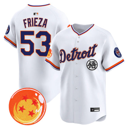 Men's Detroit Tigers x Dragon Ball Vapor Premier Limited Jersey - All Stitched