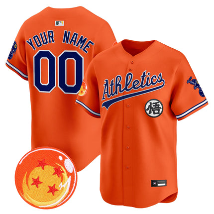 Athletics x Dragon Ball Vapor Premier Limited Custom Jersey - All Stitched