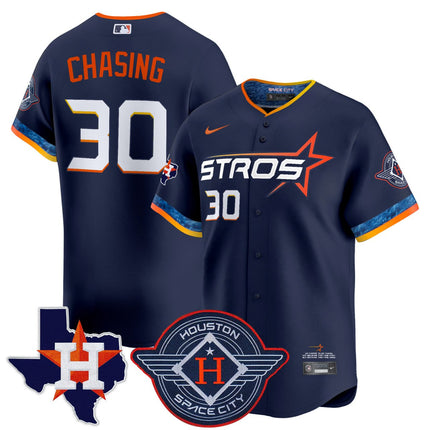 Chasing Houston Astros Vapor Premier Jersey - All Stitched