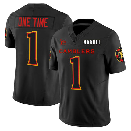 One Time Houston Gamblers Vapor Limited Jersey - All Stitched