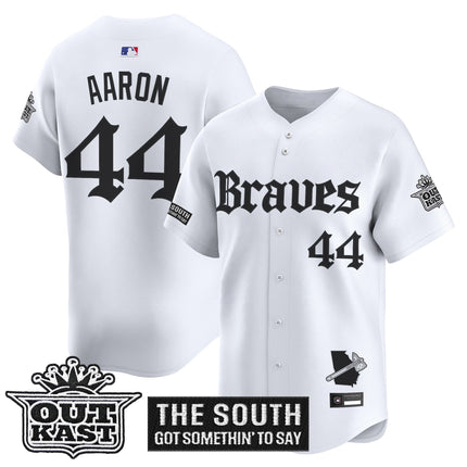 Men's Atlanta Braves 'Gothic South x Outkast Edition' Vapor Premier Limited Jersey V2- All Stitched