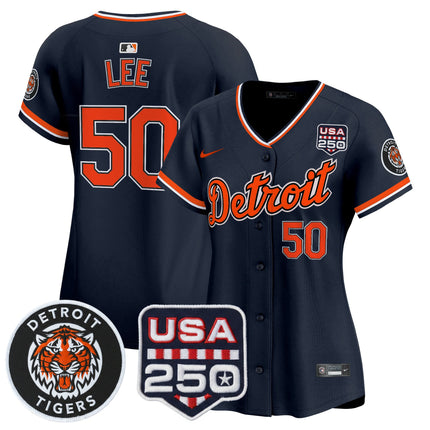 Women's Detroit Tigers 2026 Alternate Vapor Premier Limited Jersey - 250America Patch - All Stitched