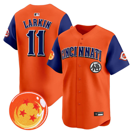 Men's Cincinnati Reds x Dragon Ball Vapor Premier Limited Jersey - All Stitched