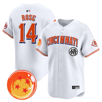 Men's Cincinnati Reds x Dragon Ball Vapor Premier Limited Jersey - All Stitched
