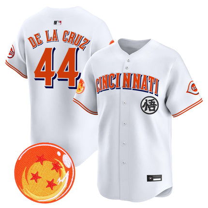 Men's Cincinnati Reds x Dragon Ball Vapor Premier Limited Jersey - All Stitched