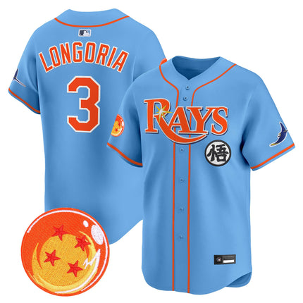 Men's Tampa Bay Rays x Dragon Ball Vapor Premier Limited Jersey - All Stitched