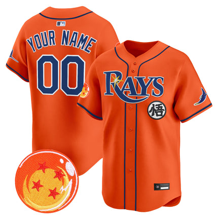 Tampa Bay Rays x Dragon Ball Vapor Premier Limited Custom Jersey - All Stitched