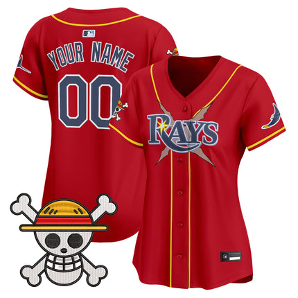 Tampa Bay Rays x One Piece Vapor Premier Limited Custom Jersey - Stitched