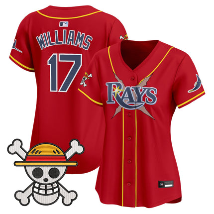 Women's Tampa Bay Rays x One Piece Vapor Premier Limited Jersey - Stitched