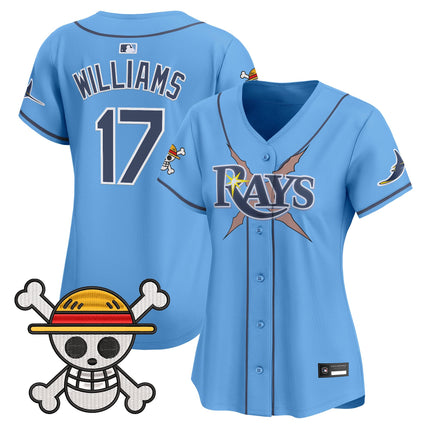 Women's Tampa Bay Rays x One Piece Vapor Premier Limited Jersey - Stitched