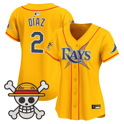 Women's Tampa Bay Rays x One Piece Vapor Premier Limited Jersey - Stitched