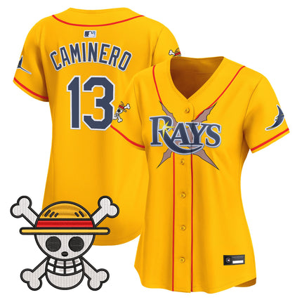 Women's Tampa Bay Rays x One Piece Vapor Premier Limited Jersey - Stitched