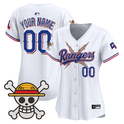 Texas Rangers x One Piece Vapor Premier Limited Custom Jersey - Stitched