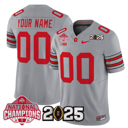 Ohio State Buckeyes 2026 "Tunnel Vision" National Champions Patch Vapor Limited Custom Jersey - All Stitched