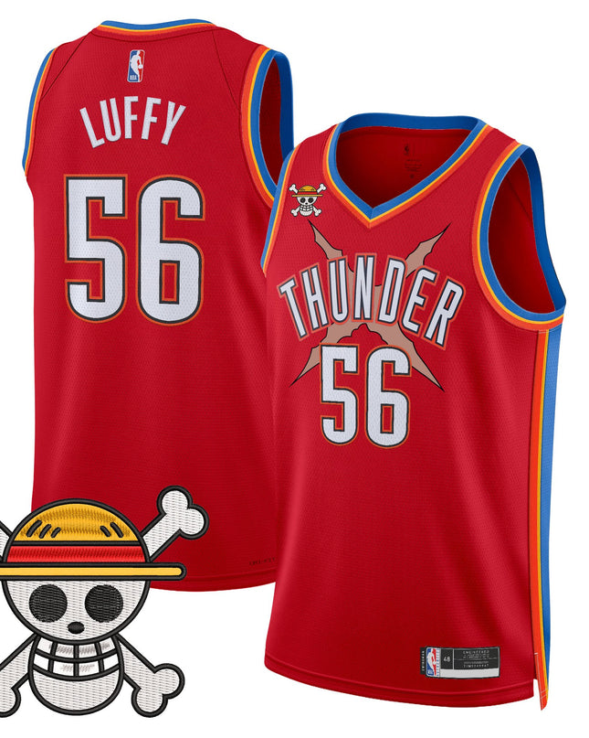 Men's Oklahoma City Thunder x One Piece Swingman Jersey- Stitched