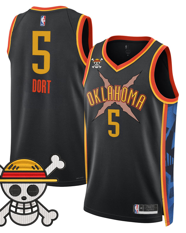 Men's Oklahoma City Thunder x One Piece Swingman Jersey- Stitched