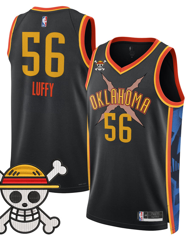 Men's Oklahoma City Thunder x One Piece Swingman Jersey- Stitched
