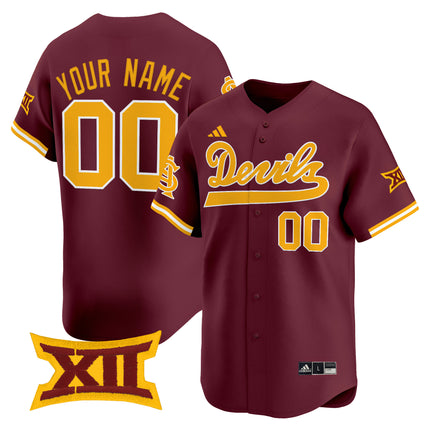 Sun Devils Softball Vapor Premier Limited Custom Jersey - All Stitched