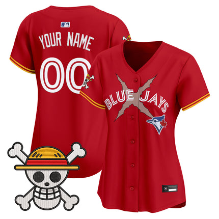 Blue Jays x One Piece Vapor Premier Limited Custom Jersey - Stitched