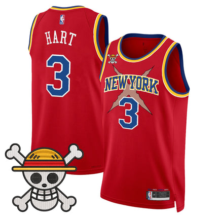 Men's New York Knicks x One Piece Swingman Jersey- Stitched