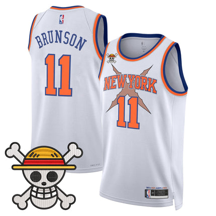 Men's New York Knicks x One Piece Swingman Jersey- Stitched