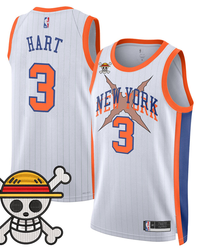 Men's New York Knicks x One Piece Swingman Jersey- Stitched