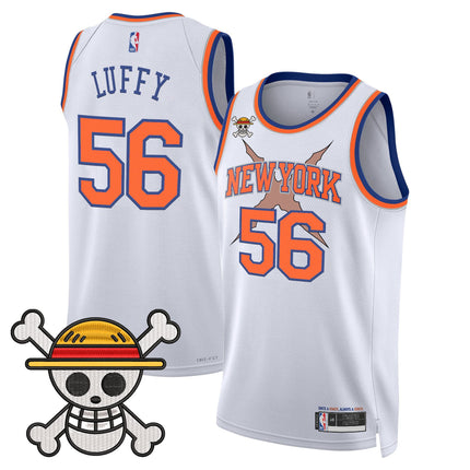 Men's New York Knicks x One Piece Swingman Jersey- Stitched