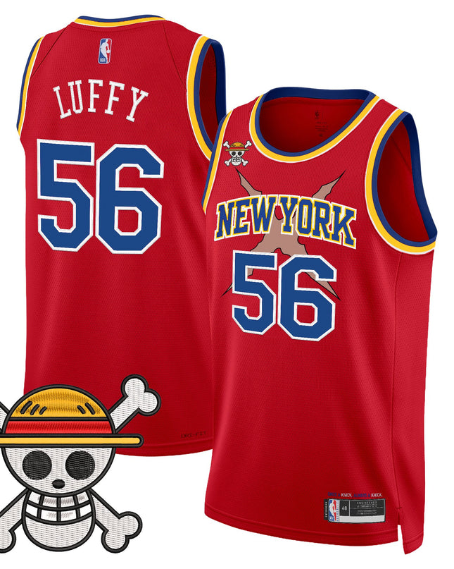 Men's New York Knicks x One Piece Swingman Jersey- Stitched