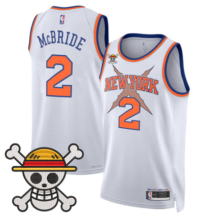 Men's New York Knicks x One Piece Swingman Jersey- Stitched